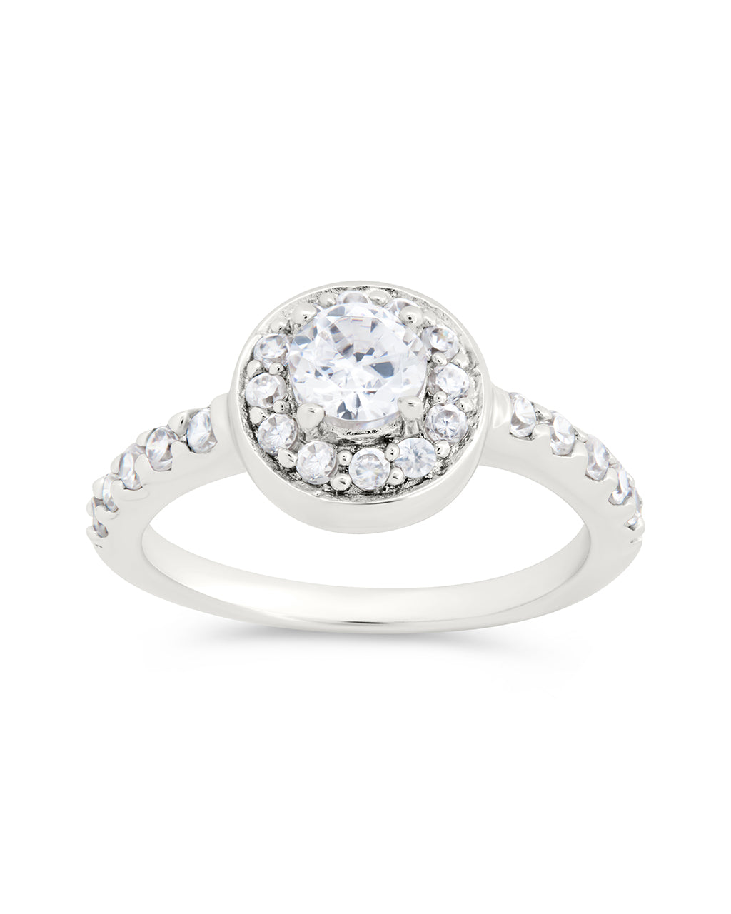 Sterling Silver Heidi's Brilliant Diamond Cubic Zirconia Ring