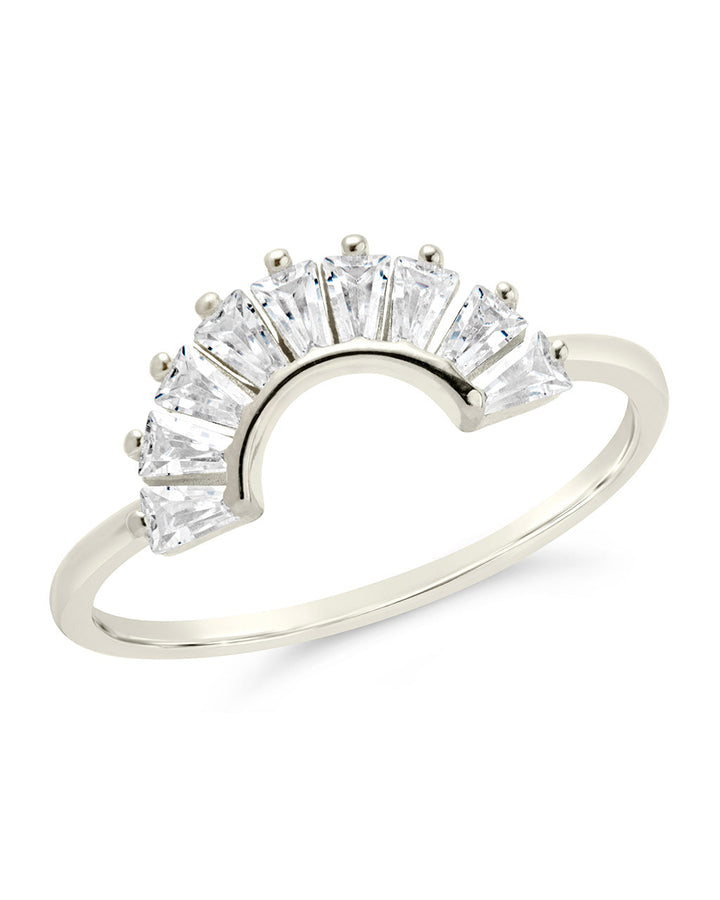Sterling Silver CZ Dawn Stacking Ring
