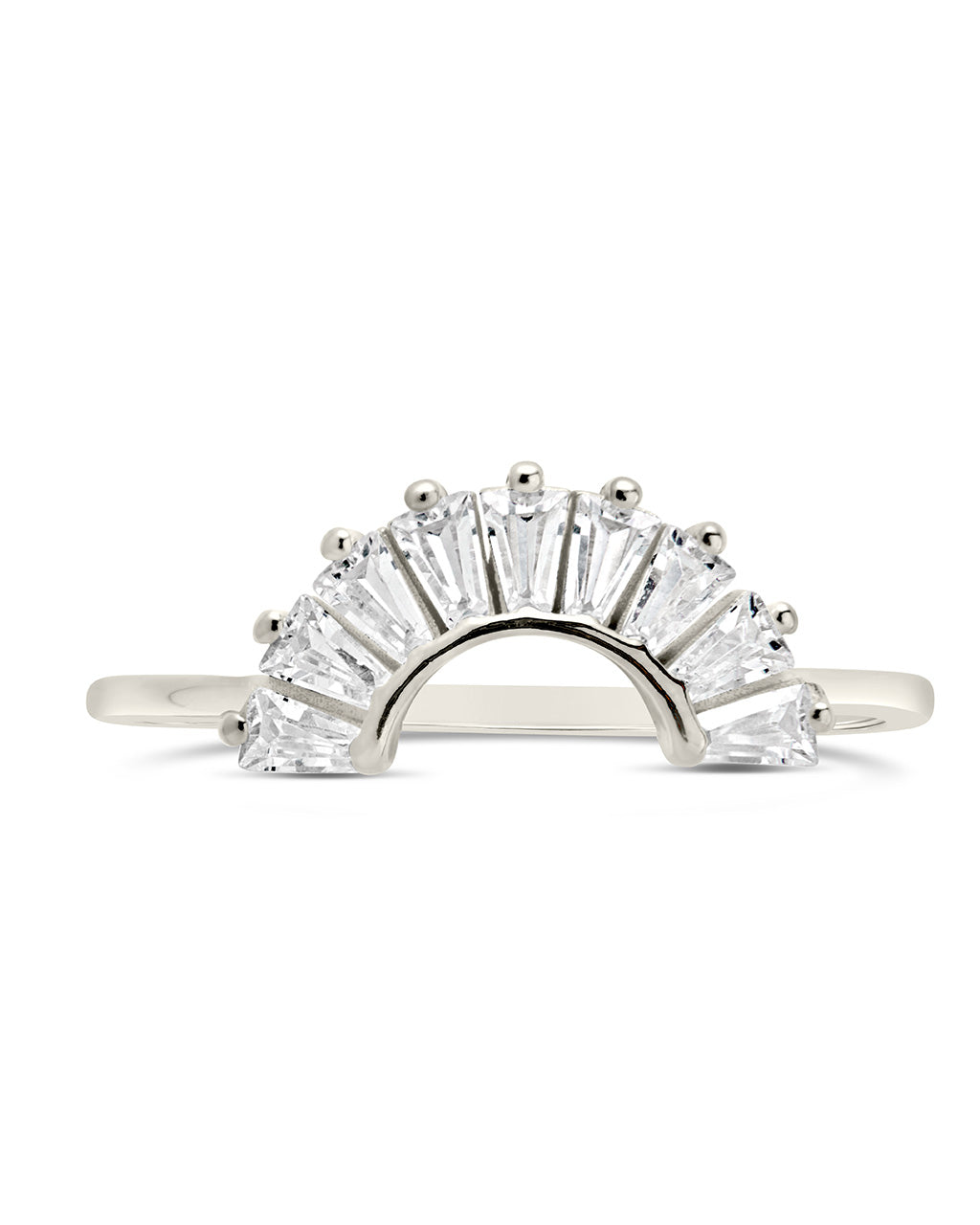 Sterling Silver CZ Dawn Stacking Ring