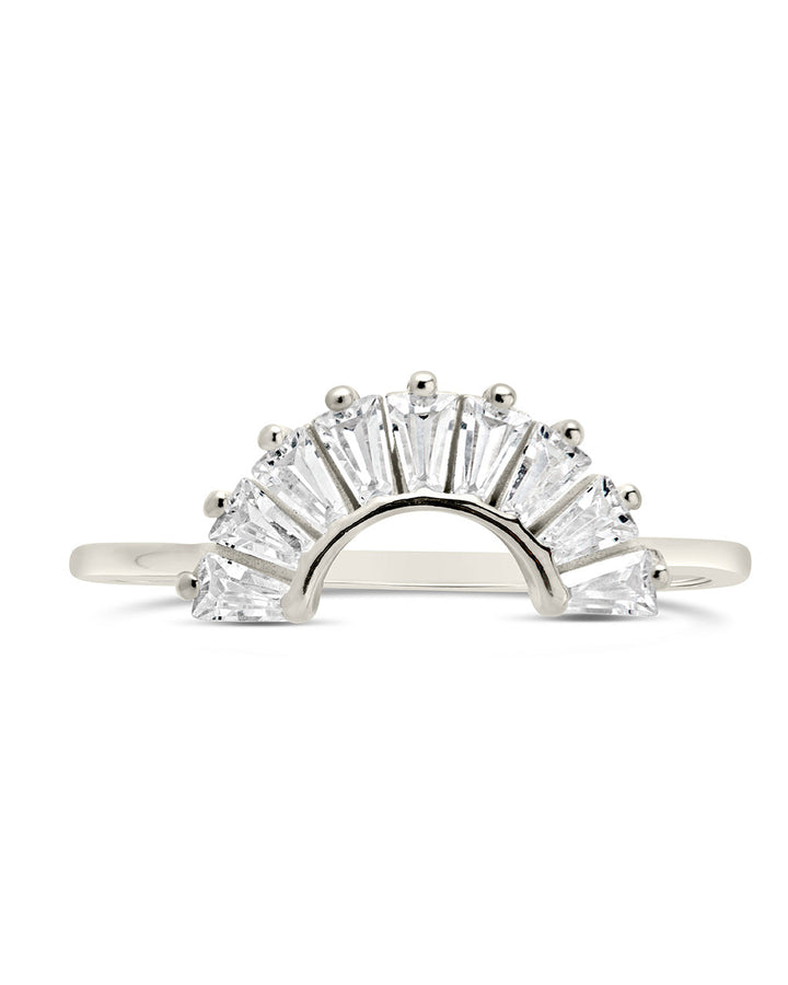 Sterling Silver CZ Dawn Stacking Ring