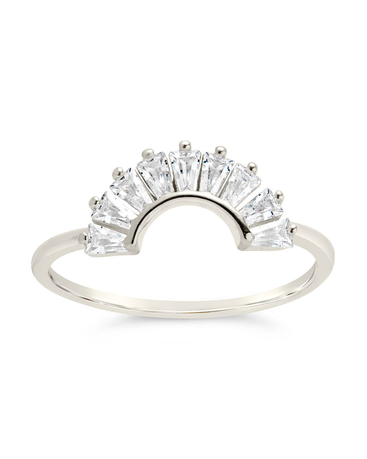 Sterling Silver CZ Dawn Stacking Ring
