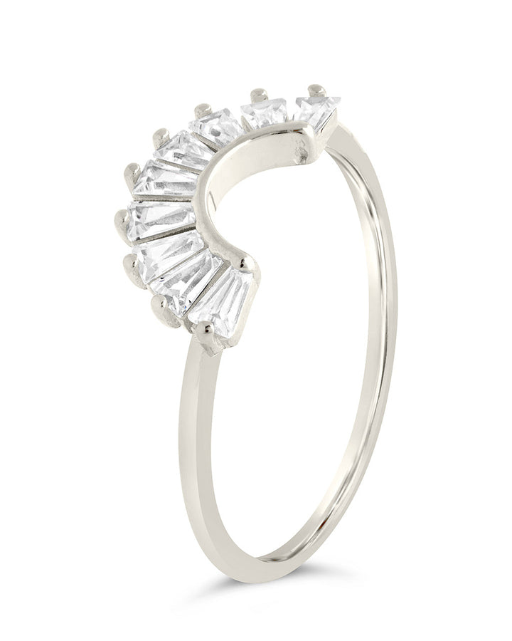 Sterling Silver CZ Dawn Stacking Ring