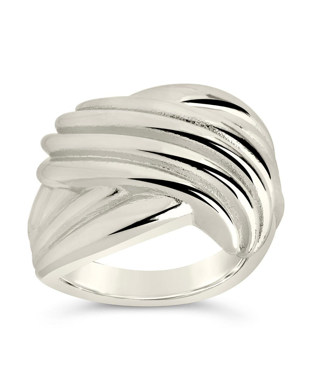 Plié Textured Statement Ring