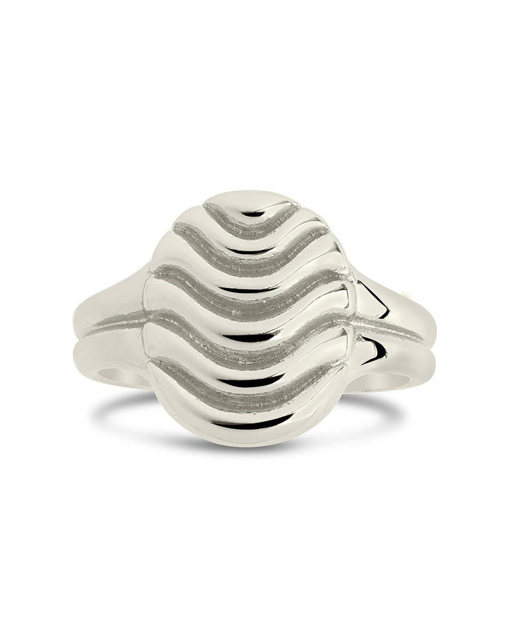 Livia Textured Signet Ring