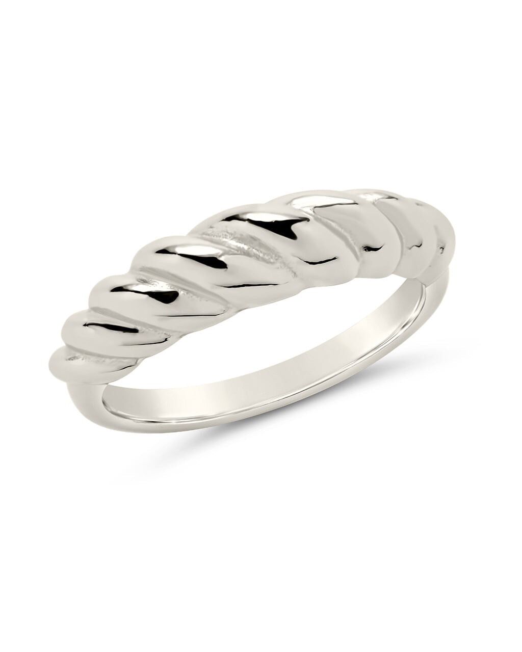 Sterling Silver Graham Twist Band Ring