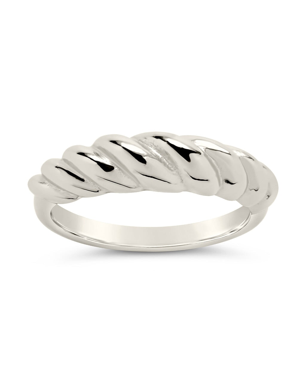 Sterling Silver Graham Twist Band Ring