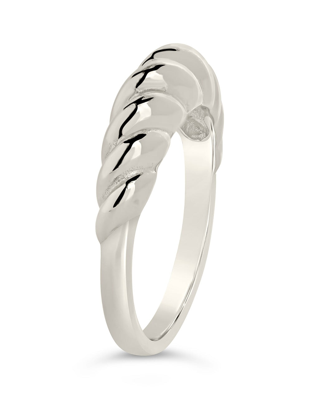 Sterling Silver Graham Twist Band Ring