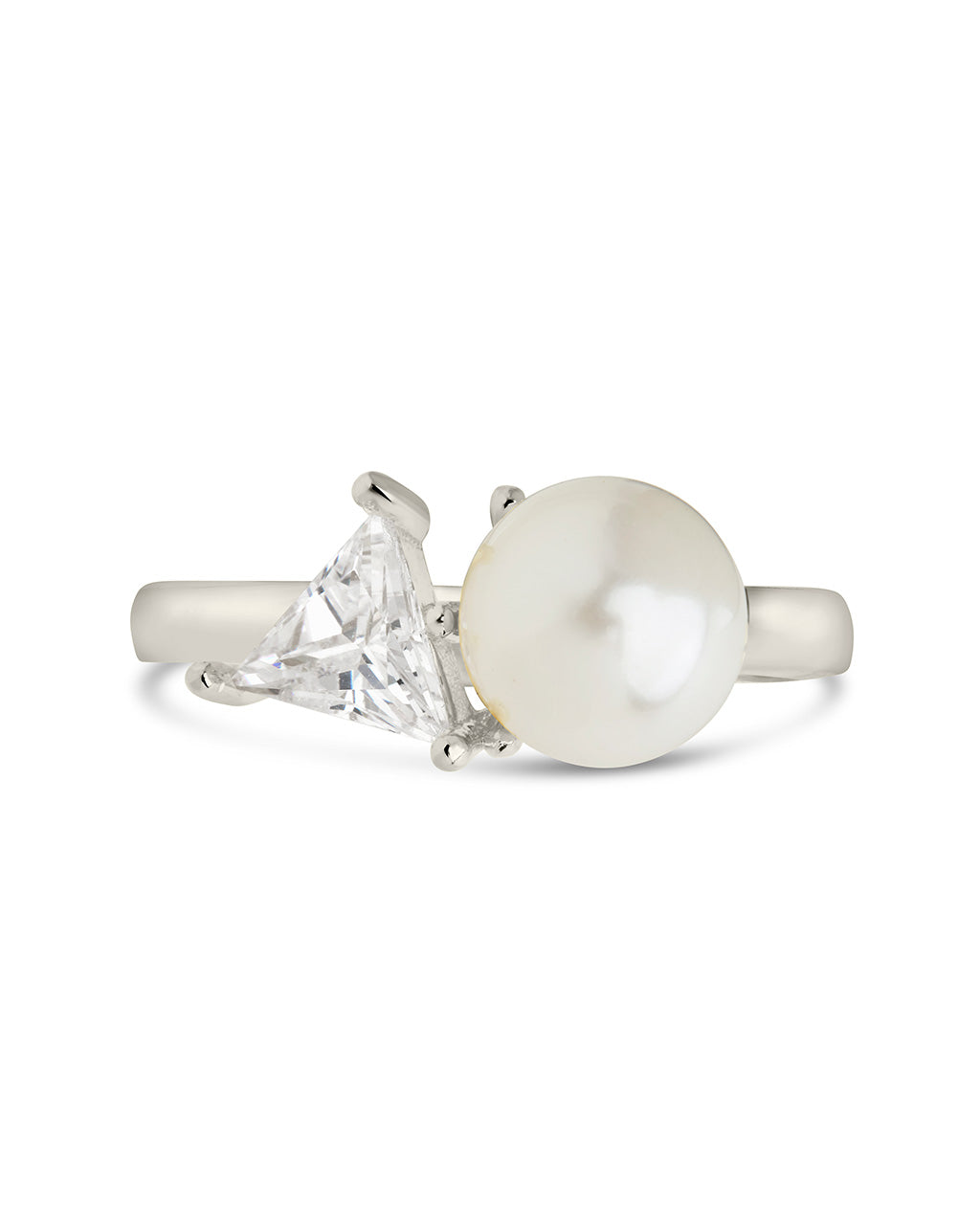 Dara CZ & Pearl Toi et Moi Ring