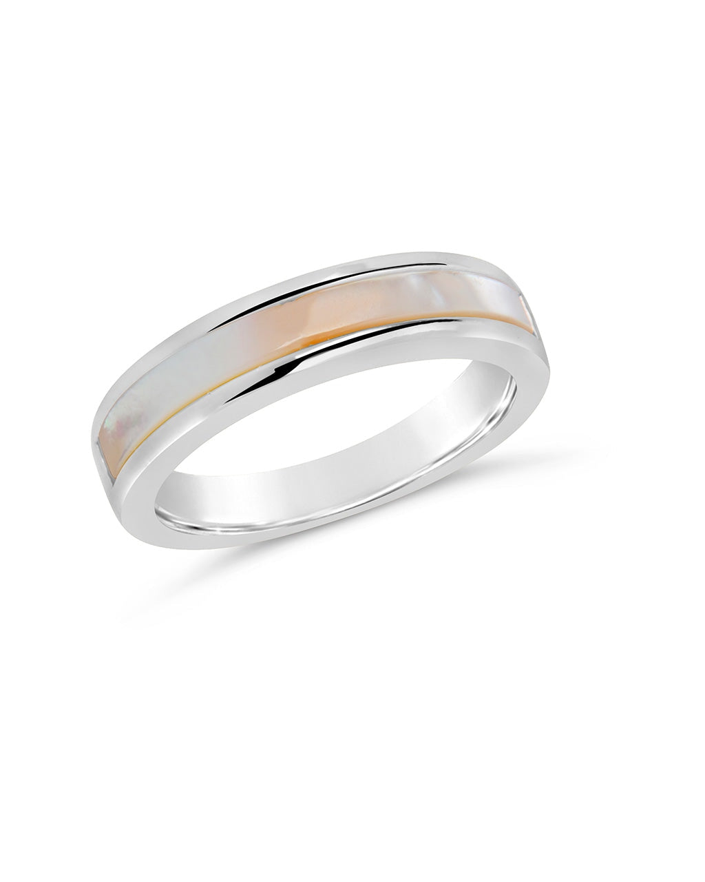 Mishel Mother of Pearl Band Ring