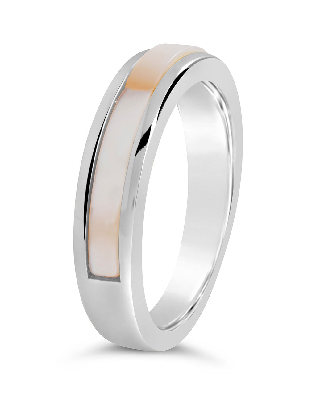 Mishel Mother of Pearl Band Ring
