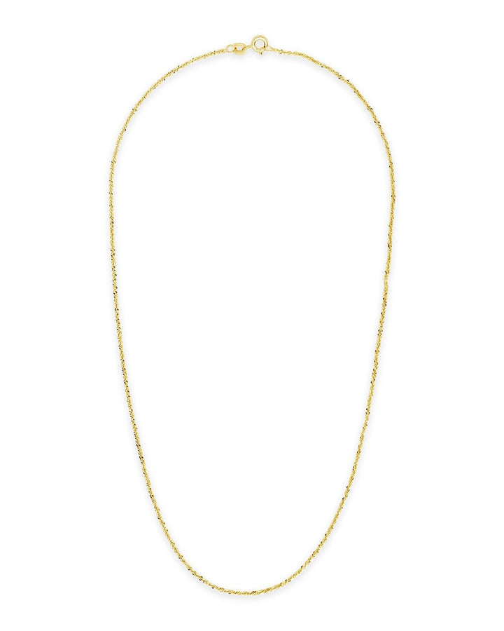 Men's Sterling Silver Rolo Chain Necklace