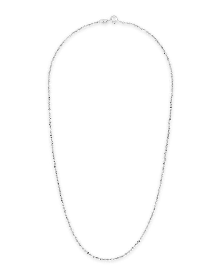 Men's Sterling Silver Rolo Chain Necklace