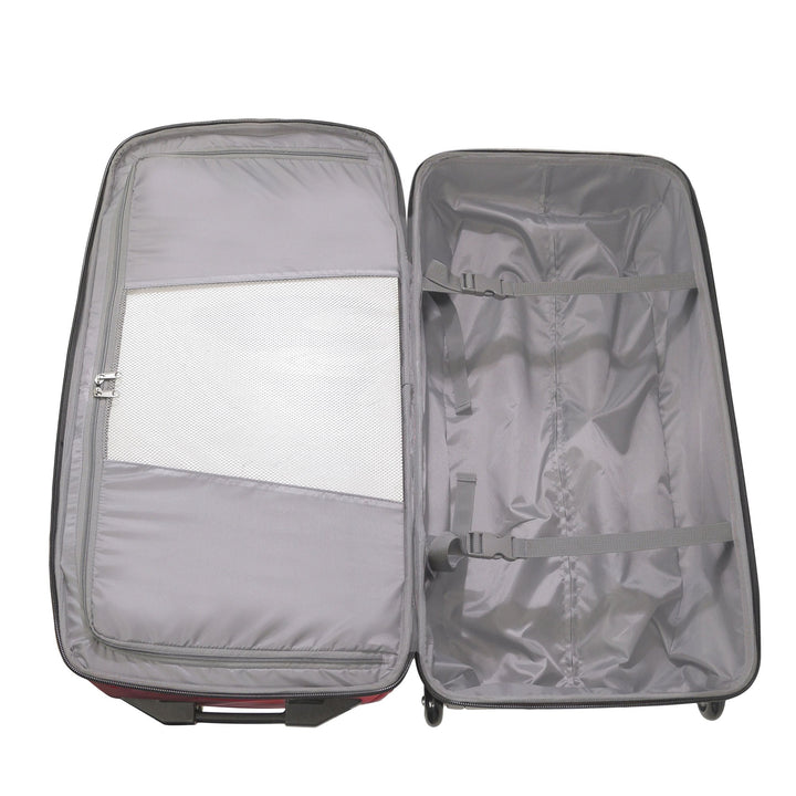 Workhorse 30" Split Level Dark Red FŪL Rolling Duffle Bag