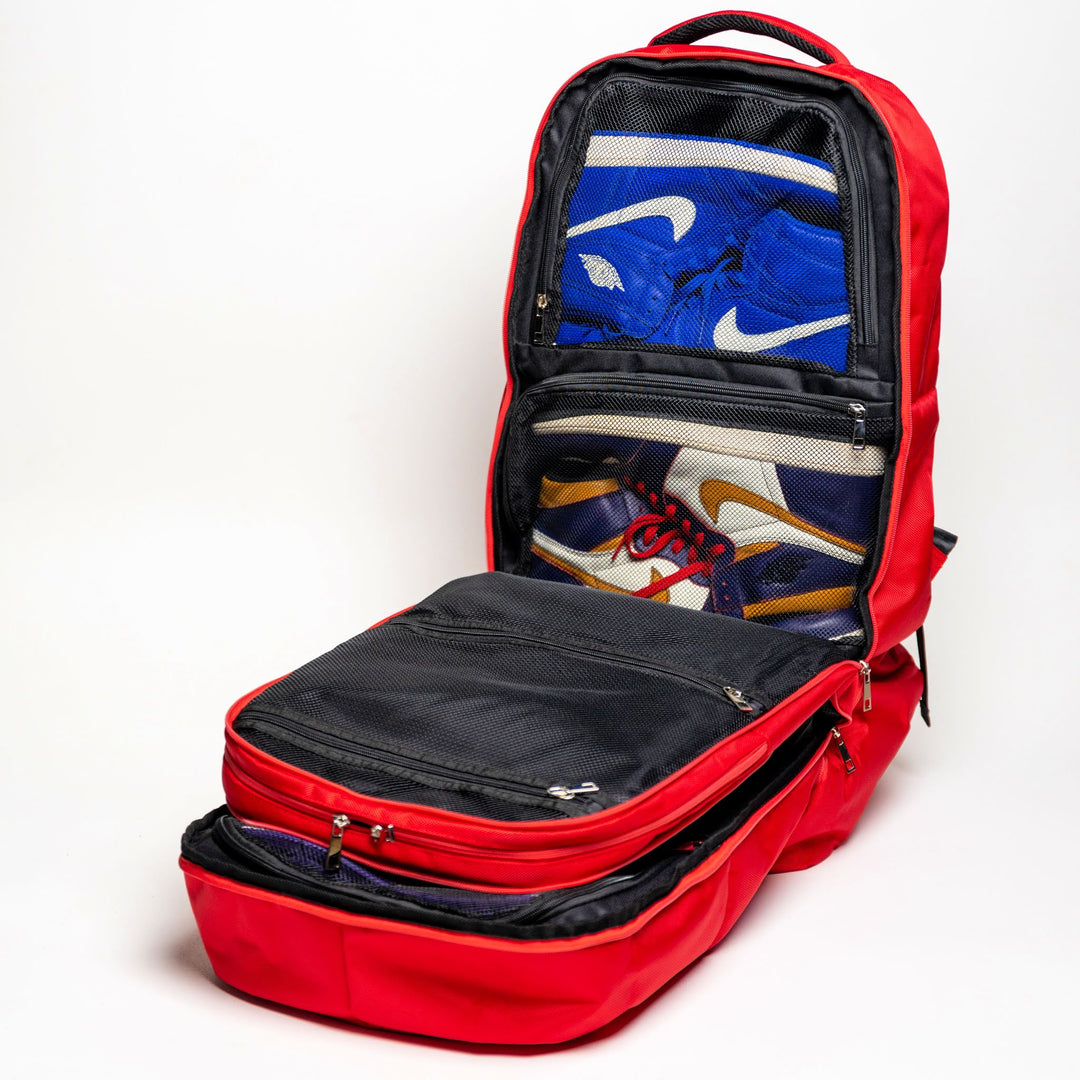 Red Polyester Carry-On Patented Backpack (Only 300 Made)