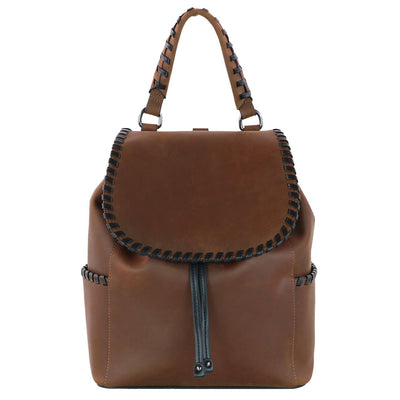 Concealed Carry Allie Leather Backpack by Lady Conceal