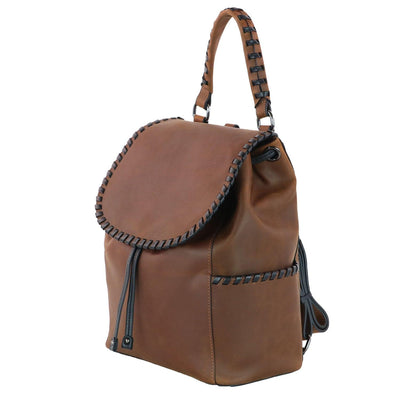 Concealed Carry Allie Leather Backpack by Lady Conceal