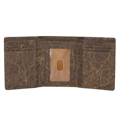 Italian Kraft Paper Sustainable Vegan Trifold Wallet