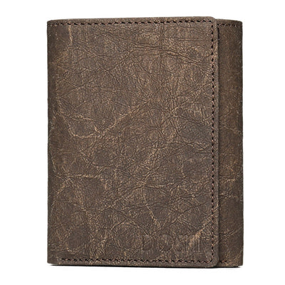 Italian Kraft Paper Sustainable Vegan Trifold Wallet