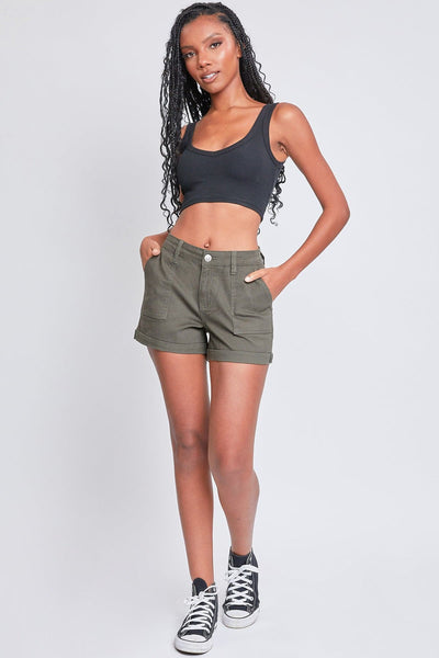 Women's Mid Rise Rolled Cuff Short