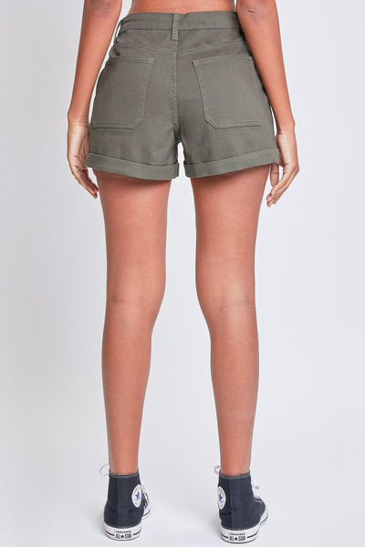 Women's Mid Rise Rolled Cuff Short