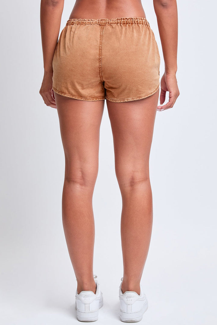 Women's Pull On Bungee Poplin Shorts
