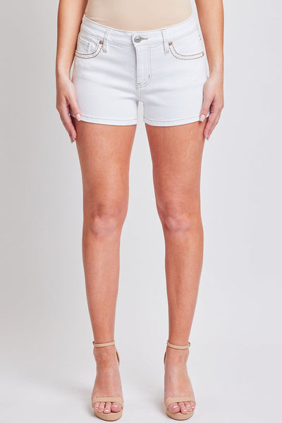 Women's Mid Rise Heavy Stitch Shorts