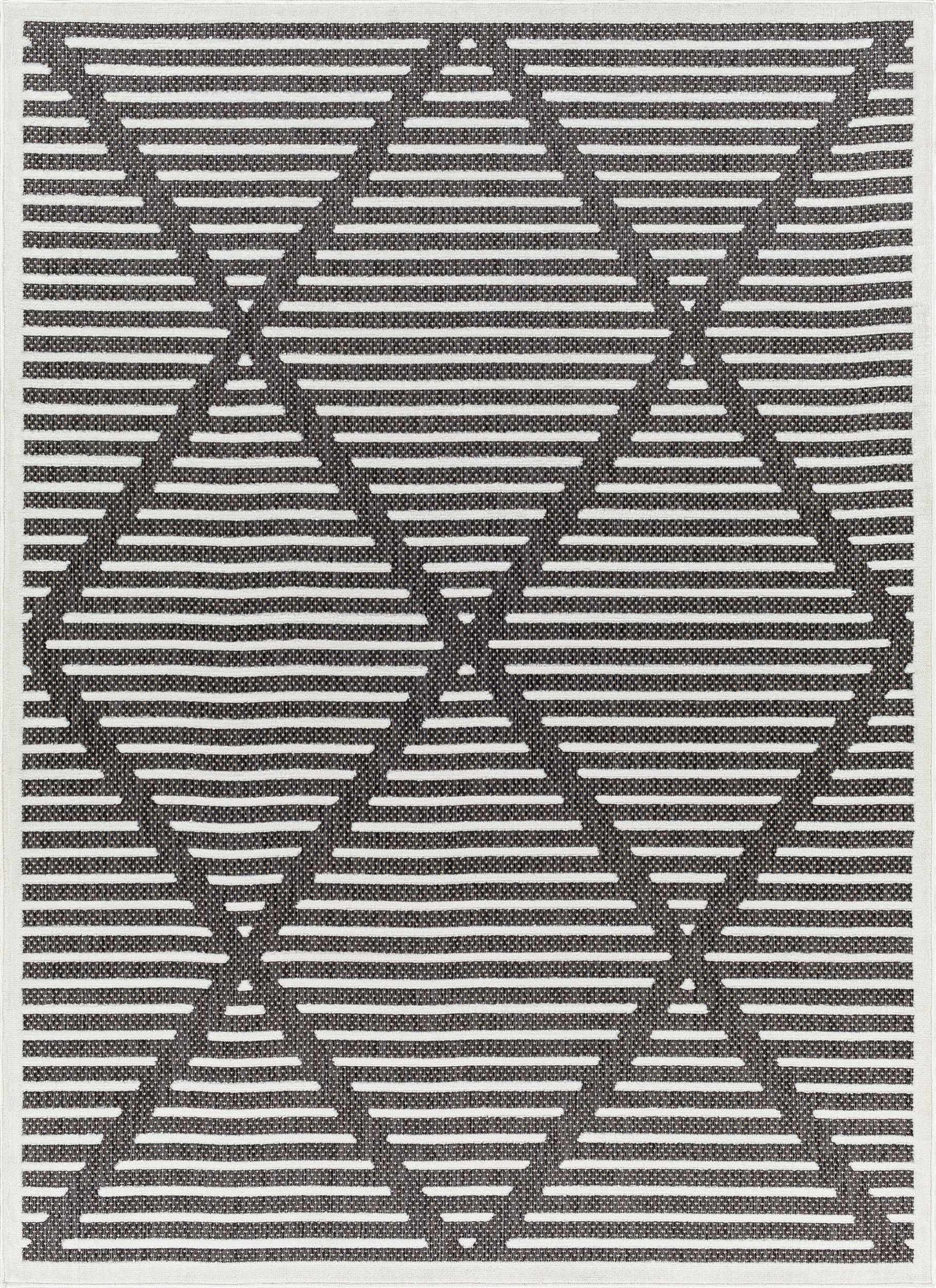 Anah Black Outdoor Rug