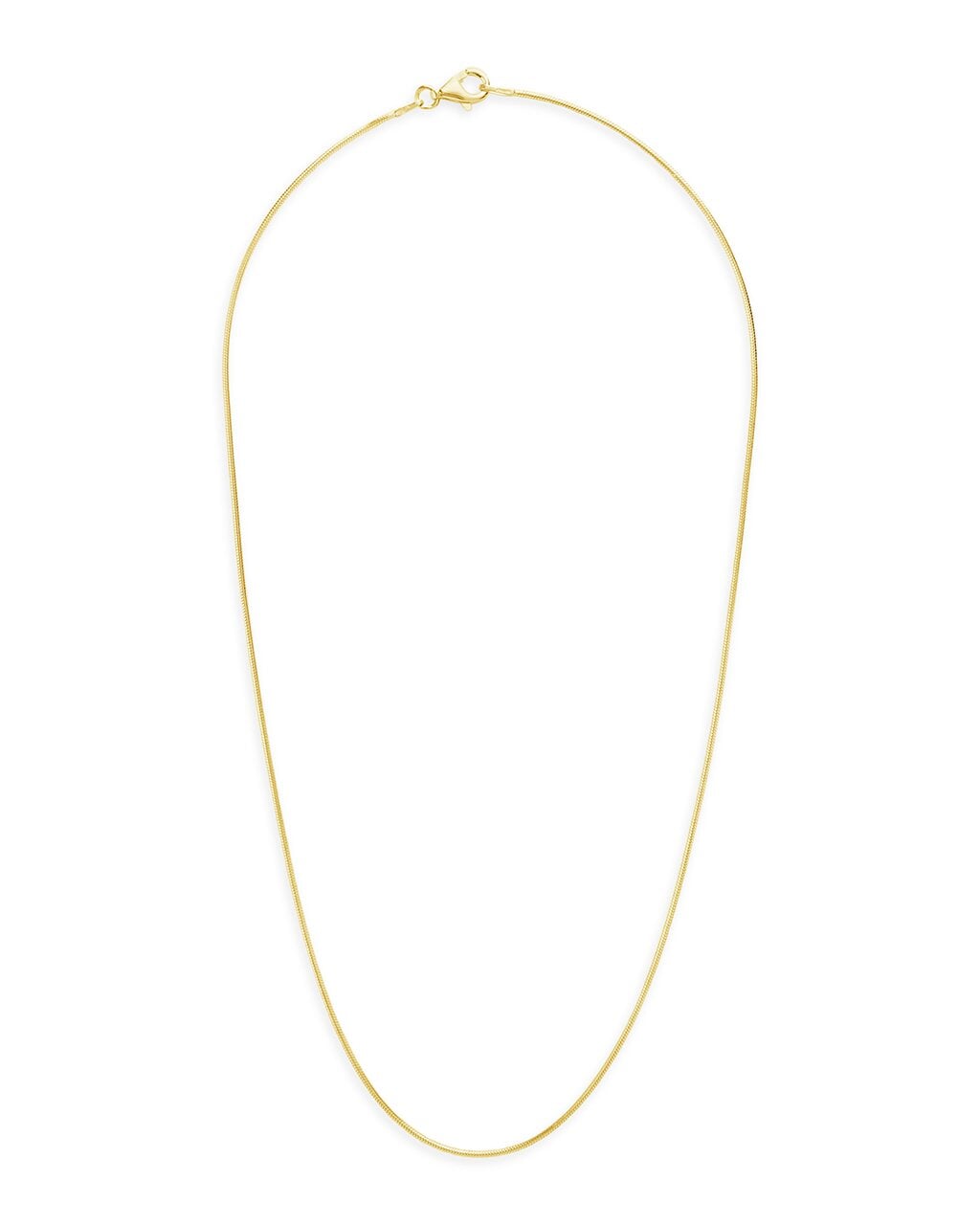 Men's Sterling Silver Snake Chain Necklace