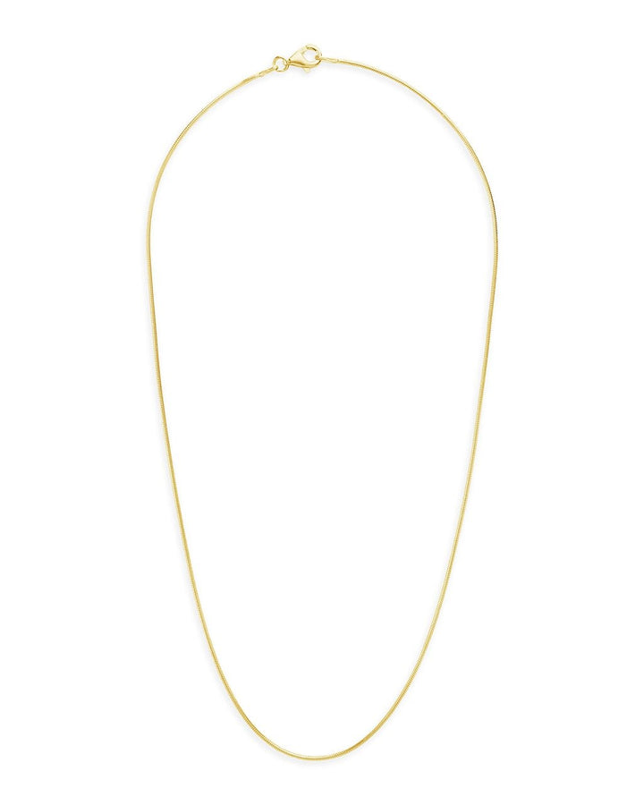 Men's Sterling Silver Snake Chain Necklace