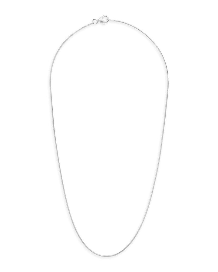 Men's Sterling Silver Snake Chain Necklace