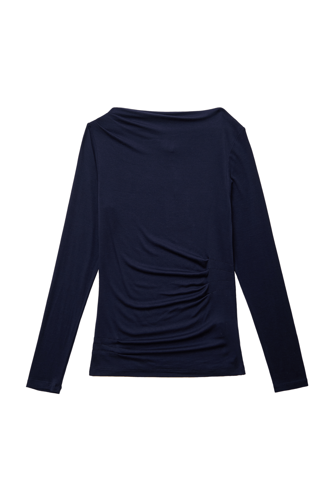 NARAE LONG SLEEVE TOP IN NAVY