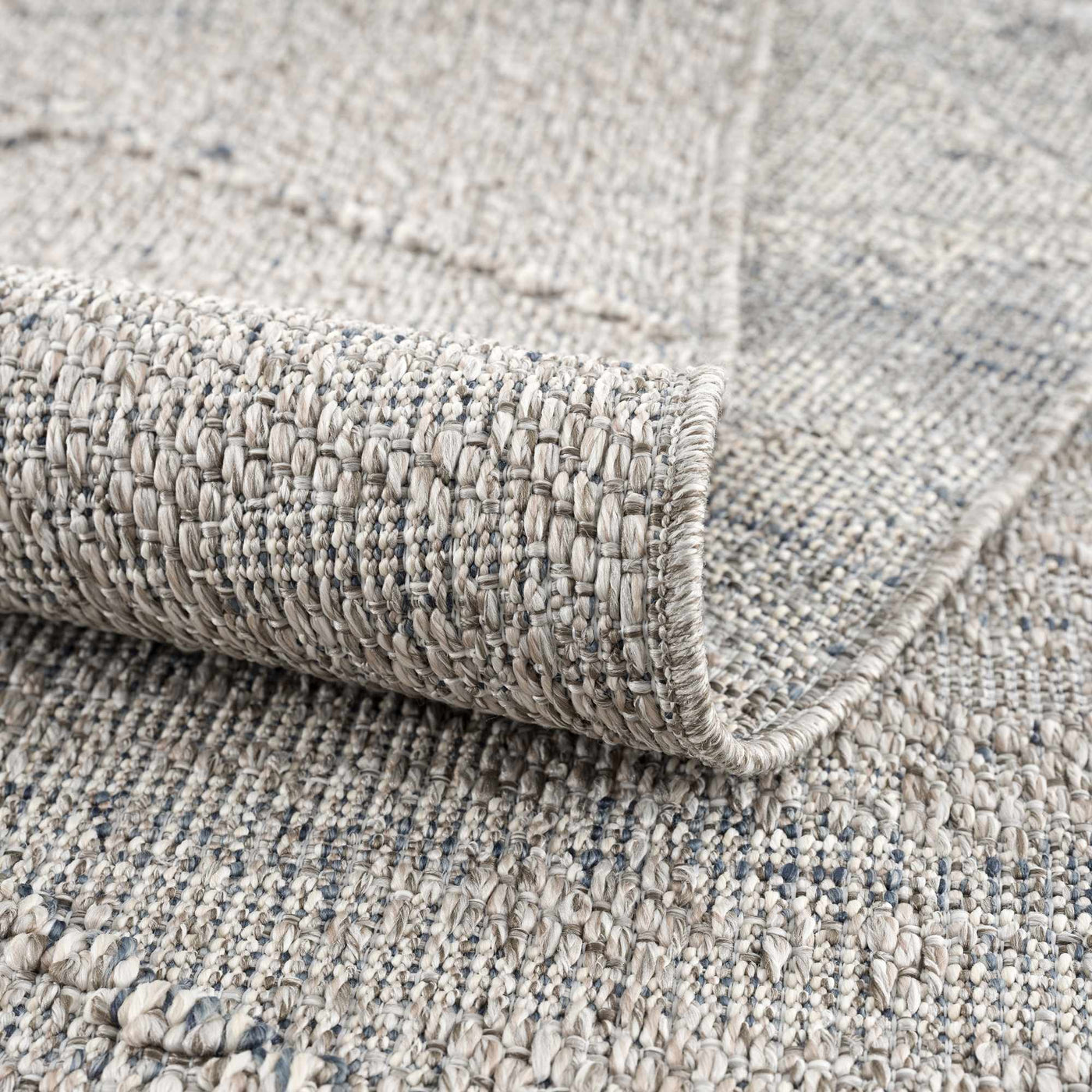 Baqer Taupe & Gray Textured Performance Rug - Clearance