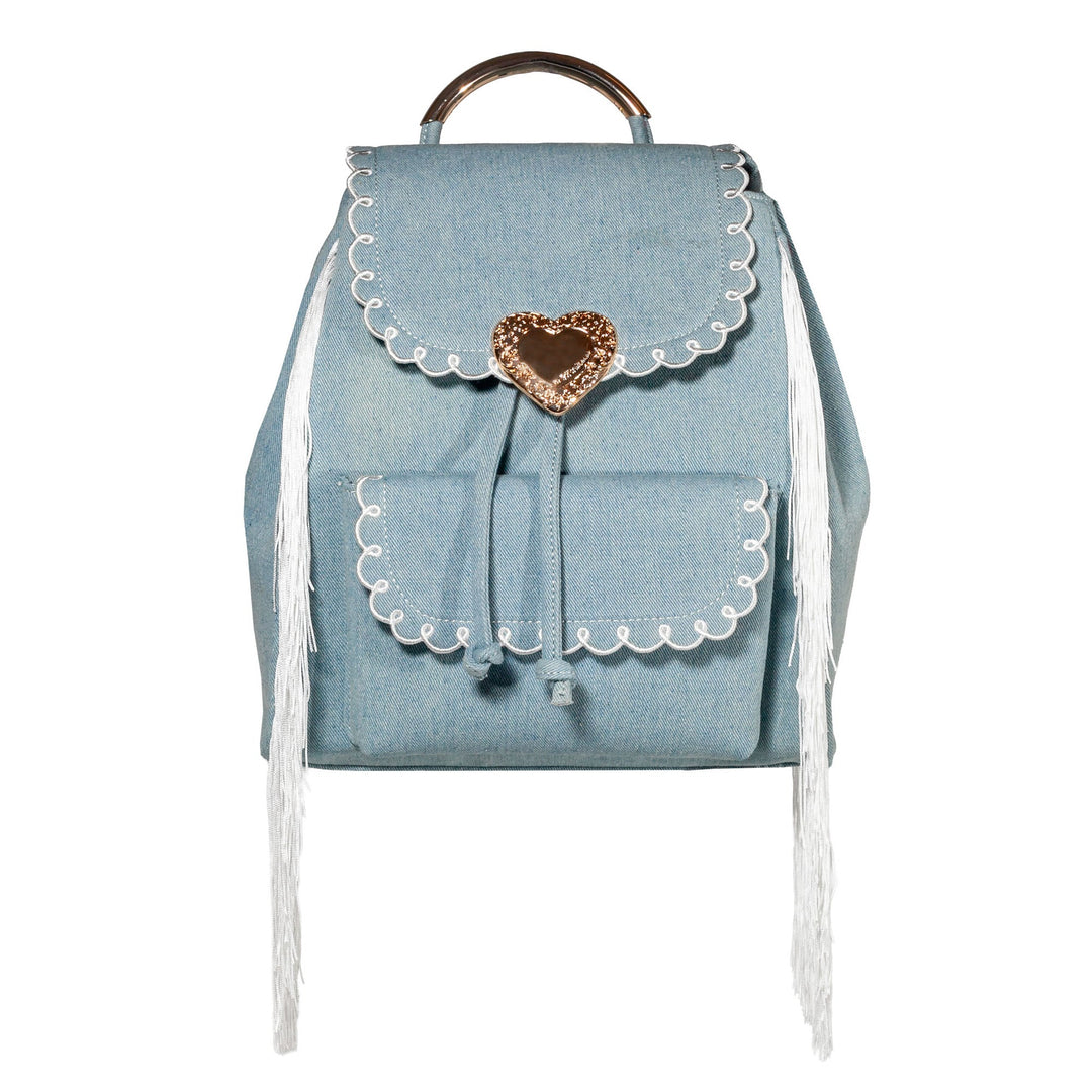 Seaside Sweetheart Fringe Backpack Pink Multi