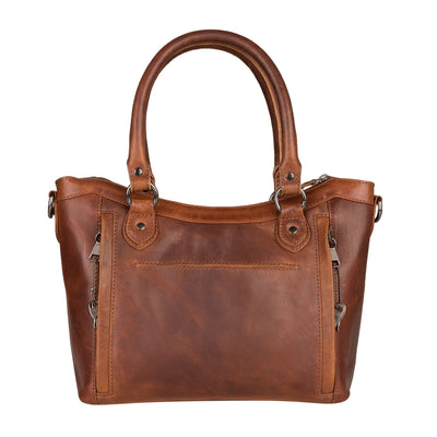 Concealed Carry Sadie Leather Satchel by Lady Conceal