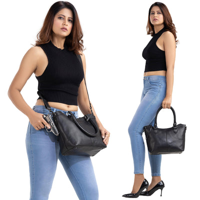 Concealed Carry Sadie Leather Satchel by Lady Conceal