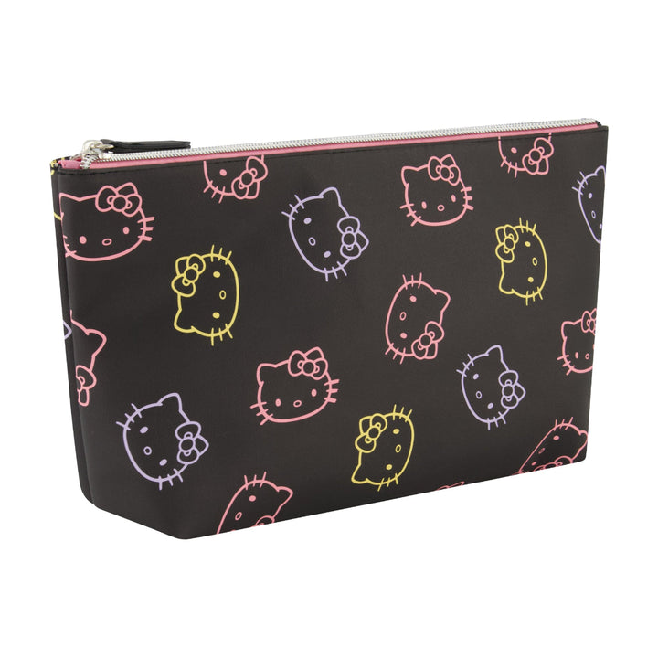 Sanrio Hello Kitty Faces Black Cosmetic Bag