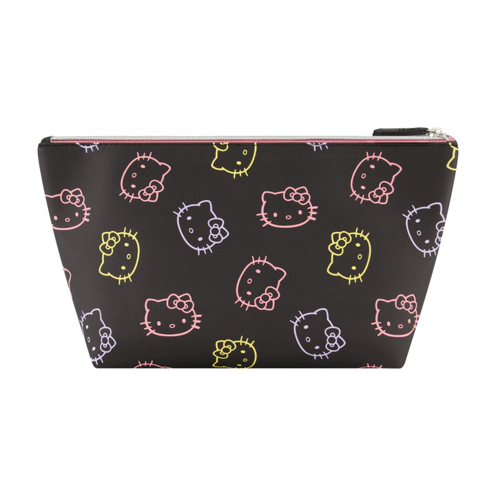 Sanrio Hello Kitty Faces Black Cosmetic Bag