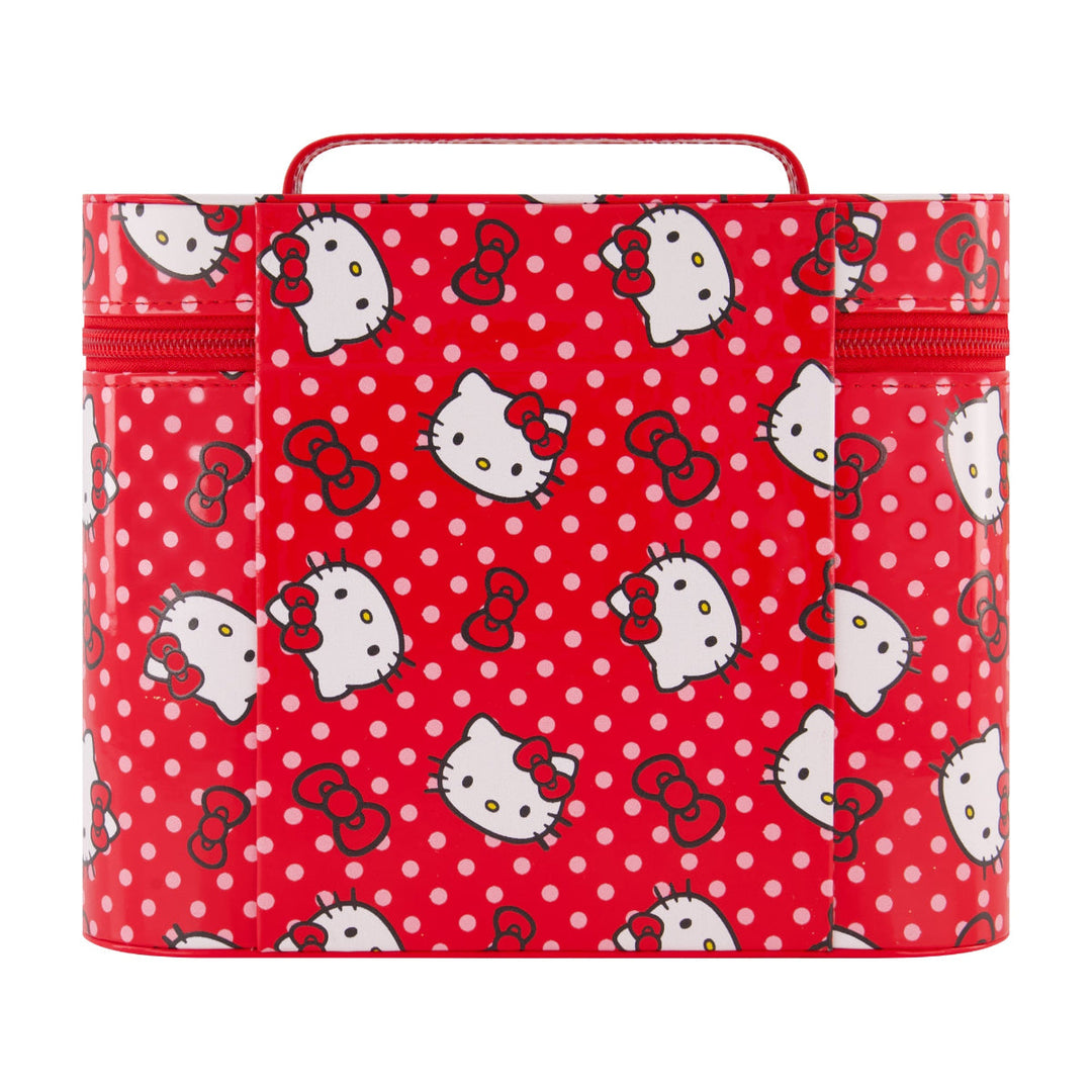 Sanrio Hello Kitty Red Polka Dot Cosmetic Case with Mirror