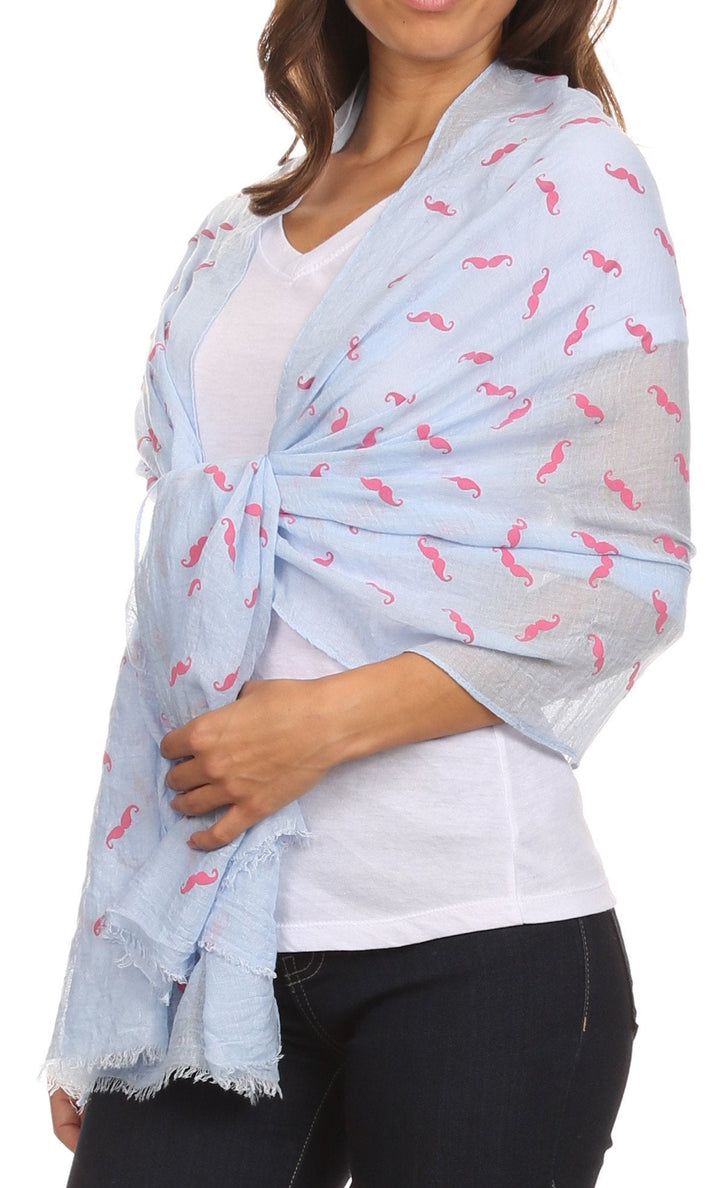 Sakkas Hillary summer breeze lightweight flowing sheer gauze wrap scarf