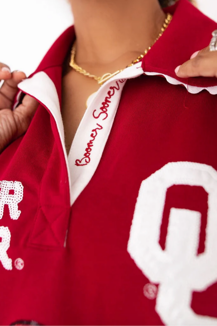 BRIANNA CANNON | Oklahoma Logo Patch Dress
