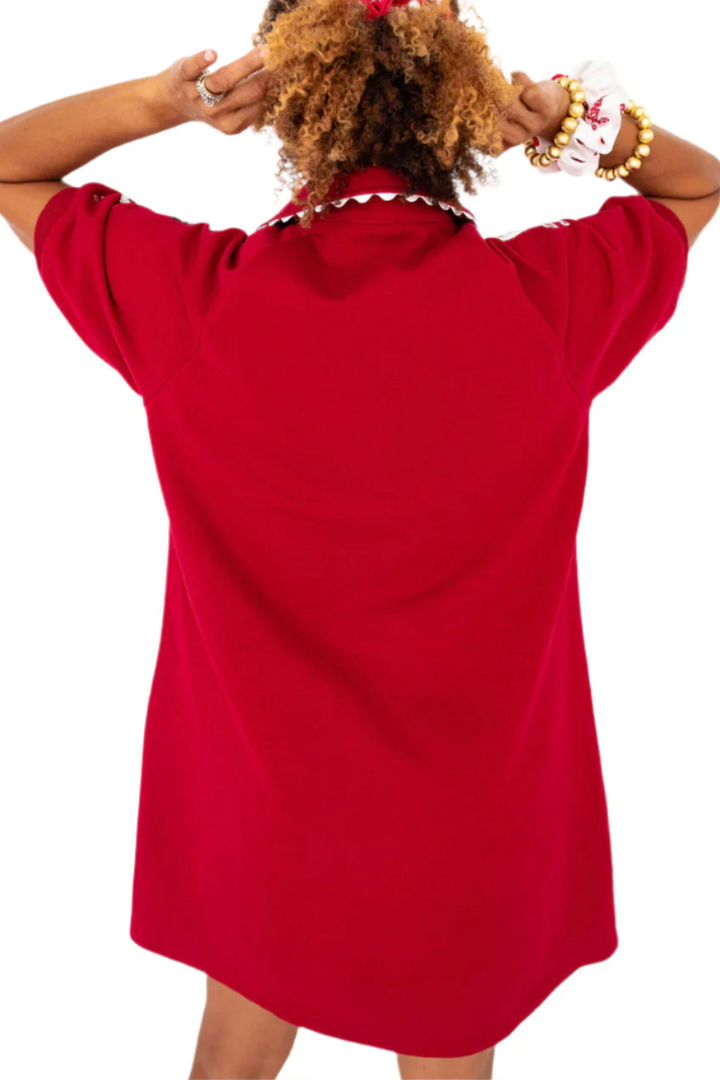 BRIANNA CANNON | Oklahoma Logo Patch Dress