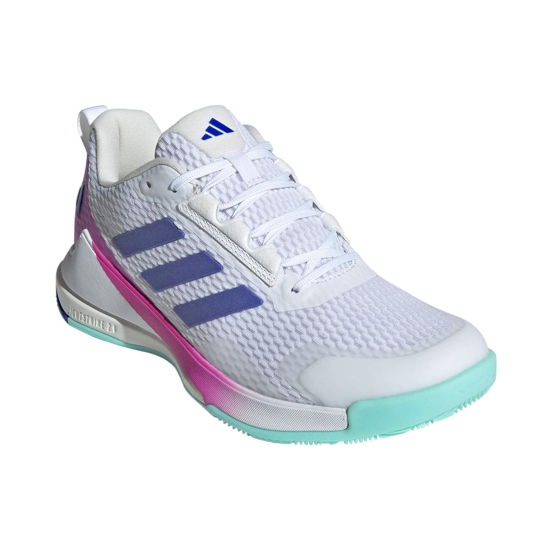 adidas Women's Novaflight 2 W Volleyball Shoe - White/Blue/Aqua