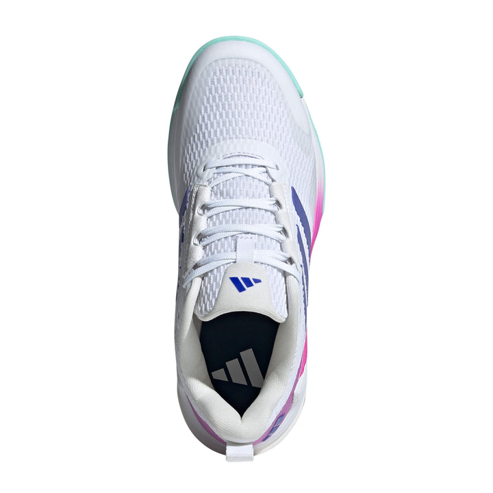adidas Women's Novaflight 2 W Volleyball Shoe - White/Blue/Aqua