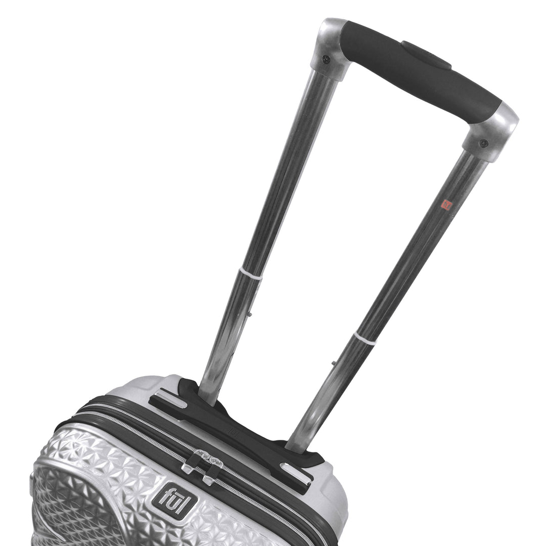 Disney Mickey Mouse Rolling Suitcases 3 Piece Set Silver