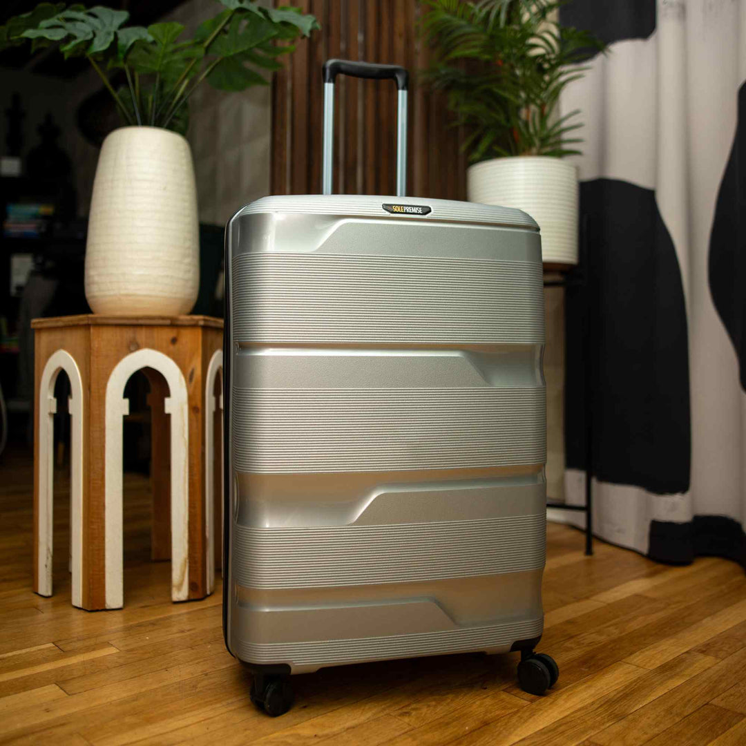 28-inch Silver Hardcase Roller Luggage