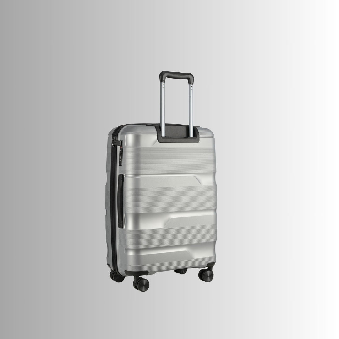 24-inch Silver Hardcase Roller Luggage