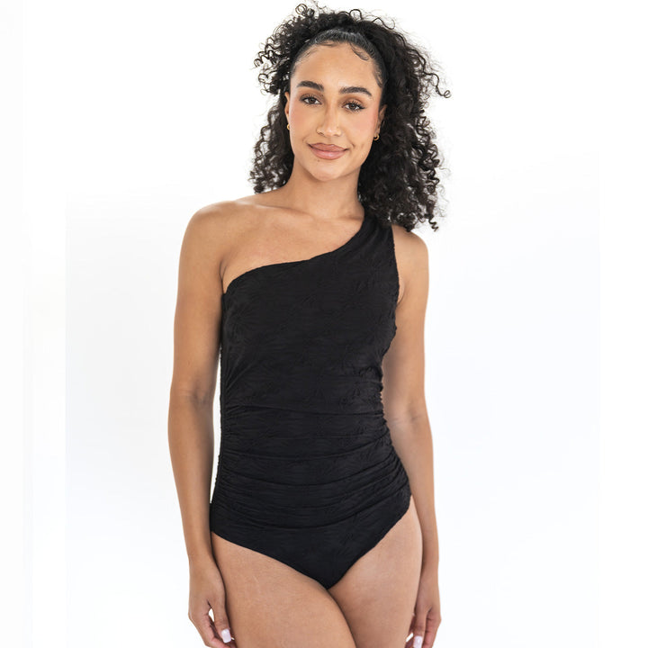 Single Shoulder One Piece Swimsuit