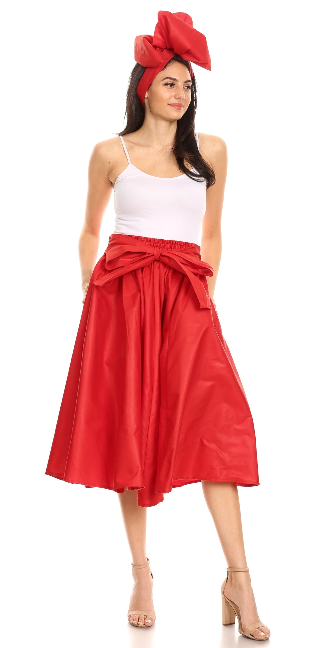 Sakkas African Dutch Ankara Wax Print Full Circle Skirt