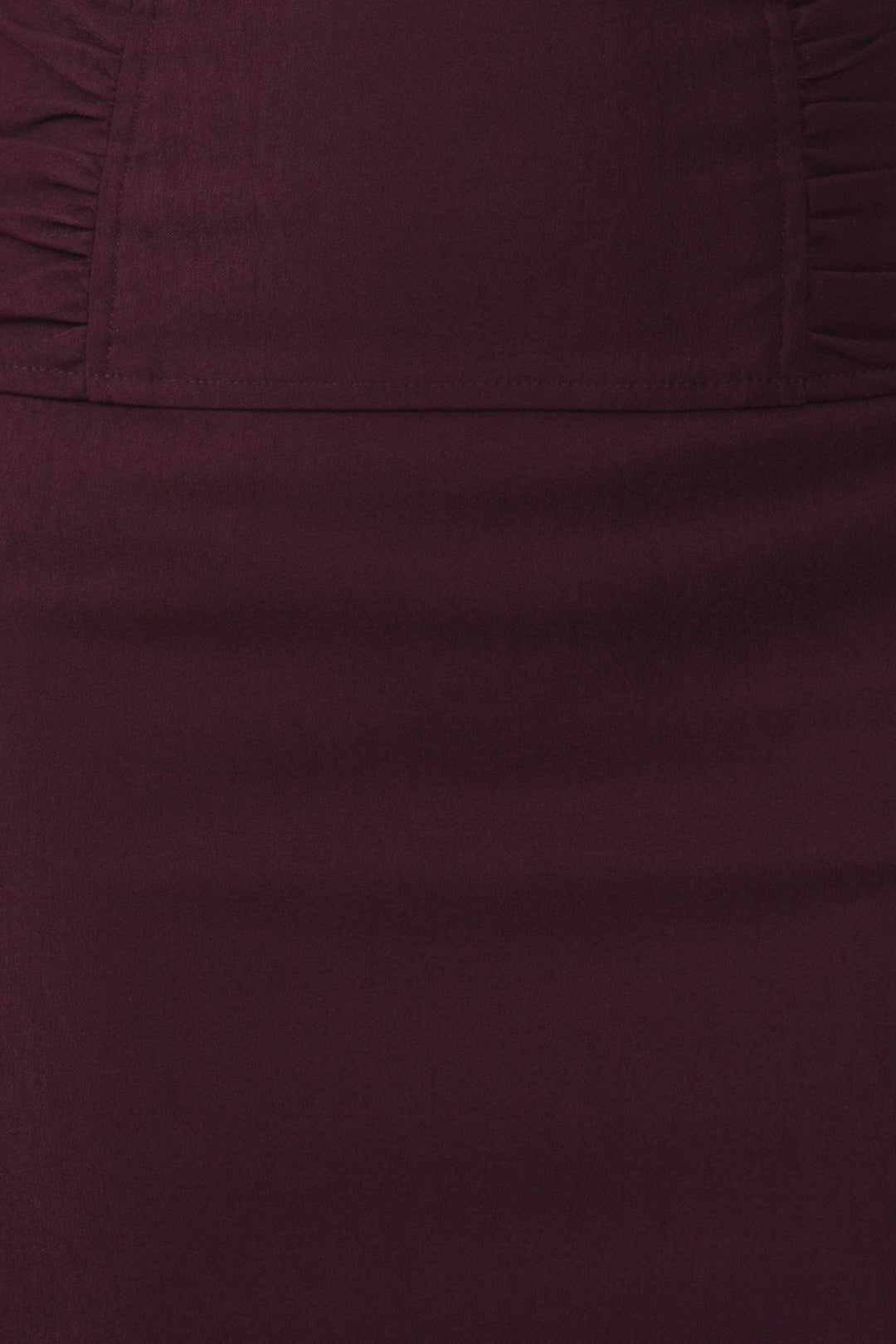 Sakkas Petite High Waist Stretch Pencil Skirt with Shirred Waist Detail
