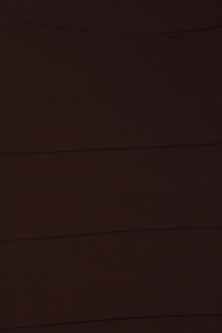 Sakkas Knee Length Tiered Sleek Stretch Skirt